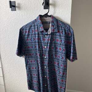 Counter Intelligence Men Short Sleeve Aztec Shirt